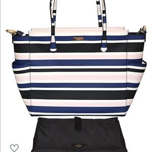 Kate Spade Cruise Stripe Kaylie Baby Diaper Bag